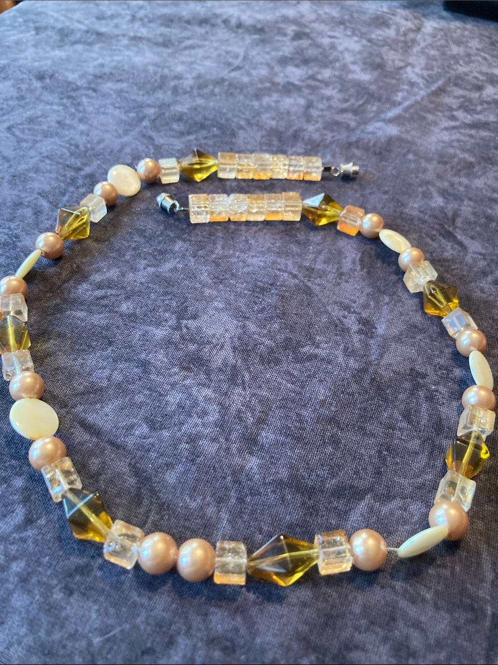 Handcrafted Yellow and Sunshine Colored Beaded Necklace - Women Jewelry